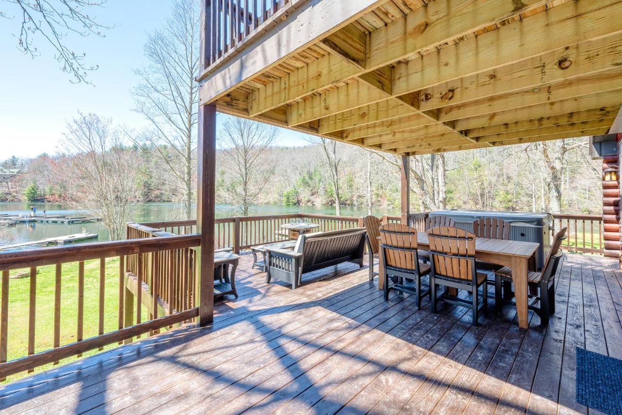 Lake Nantahala-Smoky Mountain Cabins Aquone Bagian luar foto
