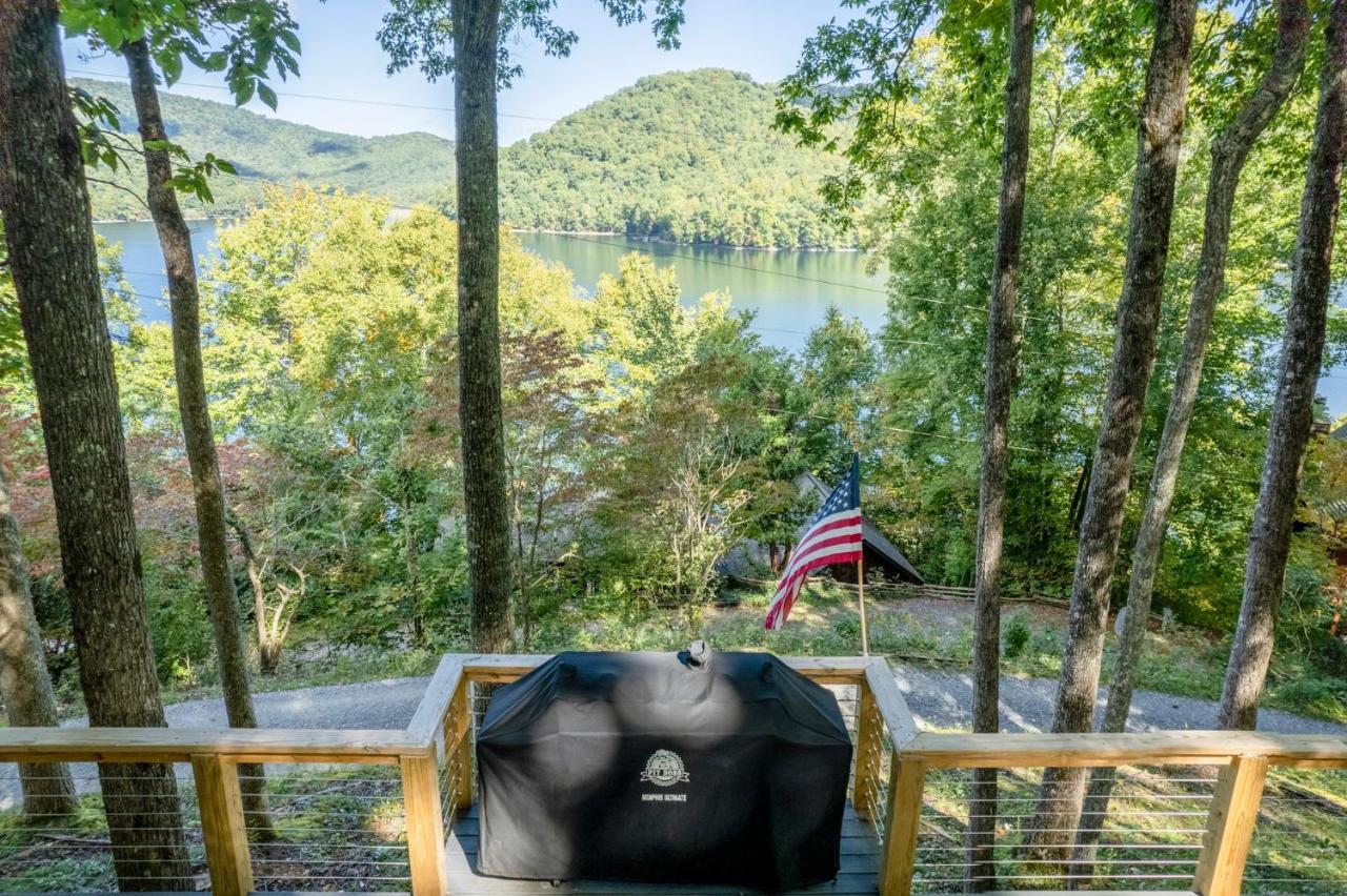 Lake Nantahala-Smoky Mountain Cabins Aquone Bagian luar foto
