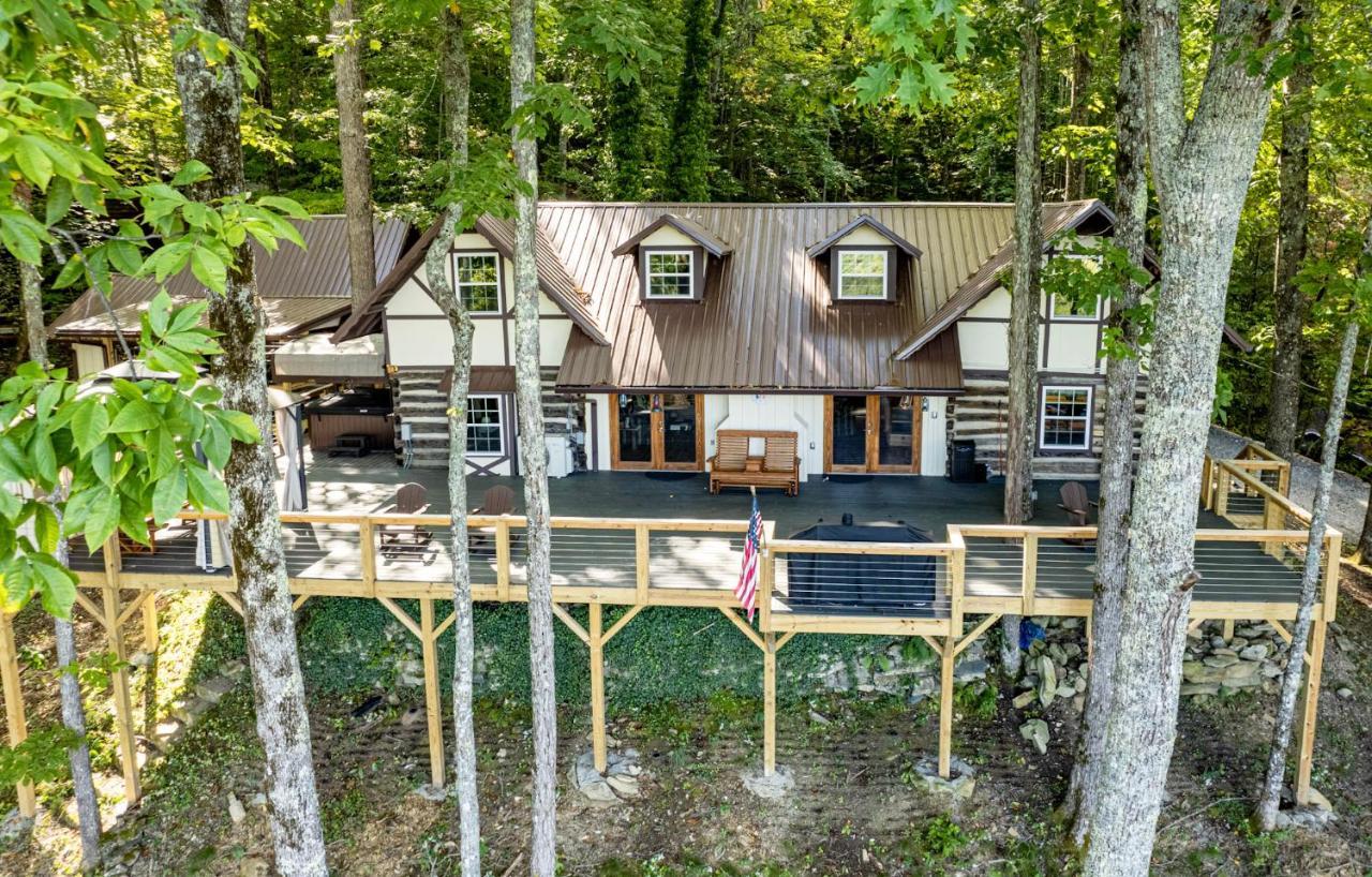 Lake Nantahala-Smoky Mountain Cabins Aquone Bagian luar foto